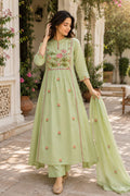 Mul chandheri 3 piece kurta set